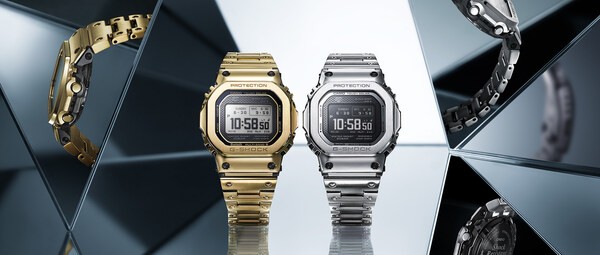 Casio ra mắt dòng G-SHOCK hoàn toàn bằng kim loại với màn hình MIP LCD giúp tăng khả năng hiển thị