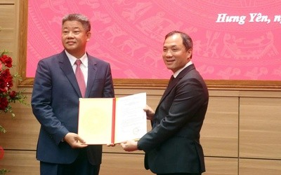 Phó Chủ tịch Hà Nội làm Phó Bí thư Tỉnh ủy Hưng Yên