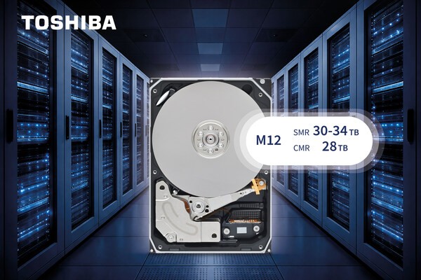 Toshiba bắt đầu cung cấp mẫu thử ổ cứng nearline SMR dung lượng 30-34TB