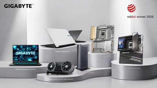 GIGABYTE giành Giải thưởng Thiết kế Red Dot cho dòng sản phẩm AI