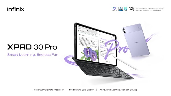 Infinix ra mắt toàn cầu XPAD 30 Pro: Người bạn đồng hành tối ưu toàn diện cho việc học tập và giải trí của giới trẻ