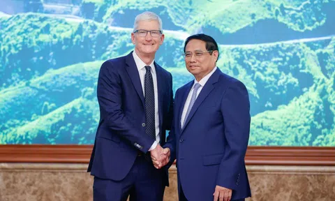 Thủ tướng Phạm Minh Chính tiếp CEO Tim Cook của tập đoàn Apple