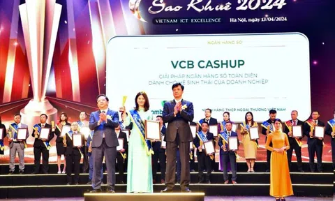 Ba giải pháp số của Vietcombank nhận giải thưởng Sao Khuê 2024