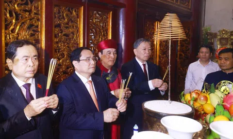 Thủ tướng Phạm Minh Chính dự lễ dâng hương ngày Giỗ Tổ Hùng Vương