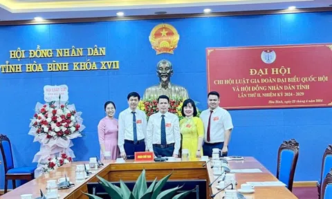 Đại hội Chi Hội Luật gia Đoàn ĐBQH và HĐND tỉnh Hòa Bình