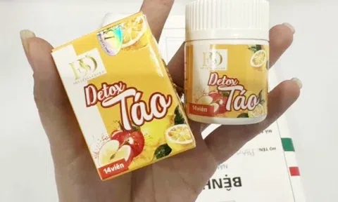 Cảnh báo sản phẩm Detox Táo hỗ trợ giảm cân chứa Sibutramin