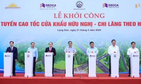 Thủ tướng phát lệnh khởi công xây dựng tuyến cao tốc cửa khẩu Hữu Nghị-Chi Lăng