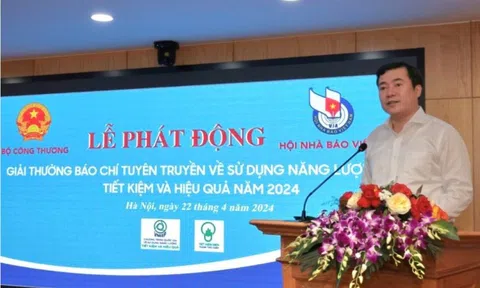 Phát động Giải báo chí về sử dụng năng lượng tiết kiệm và hiệu quả năm 2024