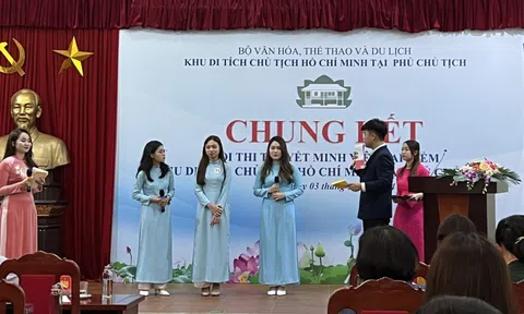 Chung kết hội thi ‘Thuyết minh viên tại điểm Khu Di tích Chủ tịch Hồ Chí Minh tại Phủ Chủ tịch’