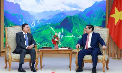 Thủ tướng Chính phủ Phạm Minh Chính tiếp Phó Thủ tướng Campuchia Neth Savoeun