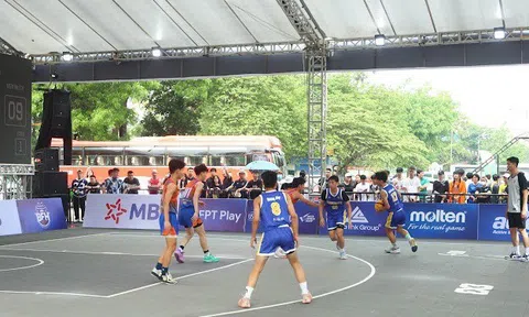 Tranh tài bóng rổ, bùng nổ cảm xúc tại giải 3x3 Hanoi Open Cup 2024