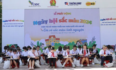 Ngày hội sắc màu với chủ đề 'Em vẽ sắc màu tình nguyện' 2024