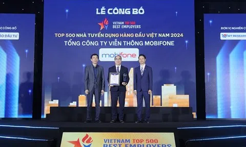 MobiFone “đại thắng” tại lễ công bố và vinh danh top 500 doanh nghiệp tạo giá trị hàng đầu Việt Nam 2024