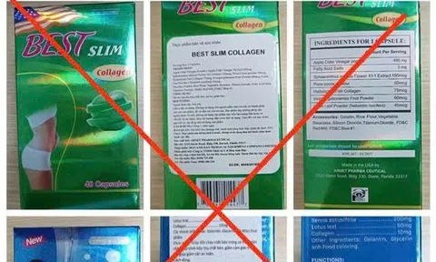 Gỡ bỏ quảng cáo sản phẩm Dáng Xuân Phục Linh Gold và Best Slim Collagen do chứa chất cấm