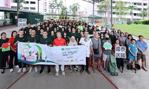 Ngân hàng Cathay United chi nhánh Singapore tổ chức Ngày CSR "CU Smile" lần thứ hai nhằm hỗ trợ người cao tuổi địa phương