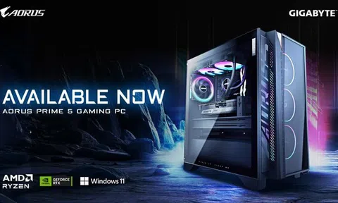 Hệ thống máy tính để bàn AORUS PRIME 5 đã có mặt trên thị trường, chứng minh độ tin cậy tuyệt đối của GIGABYTE