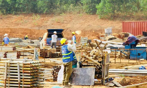 Dự án Thành phần 4 sân bay Long Thành tăng tốc sau mưa