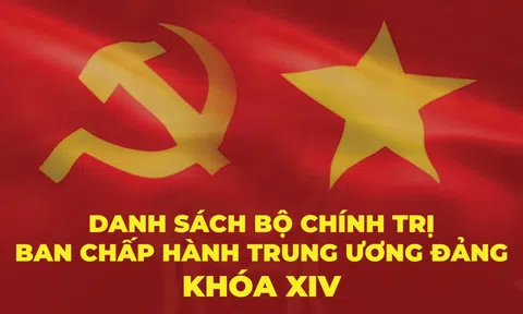 Infographic: Bộ Chính trị Ban Chấp hành Trung ương khóa XIV