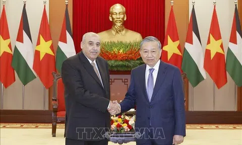 Tổng Bí thư Tô Lâm tiếp Chủ tịch Hạ viện Jordan