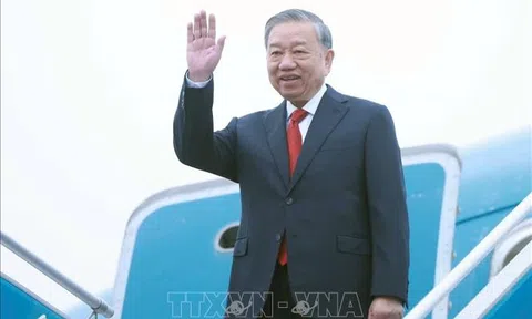 Tổng Bí thư Tô Lâm lên đường thăm cấp Nhà nước tới Lào