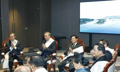 Chiêu đãi trọng thể chào mừng Tổng Bí thư Tô Lâm cùng Đoàn đại biểu cấp cao Việt Nam