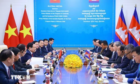 Thủ tướng Chính phủ Phạm Minh Chính hội kiến Thủ tướng Campuchia Hun Manet