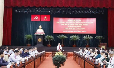 Tổng Bí thư: Thành phố Hồ Chí Minh cần tiếp tục vai trò dẫn dắt tăng trưởng, đổi mới và hội nhập