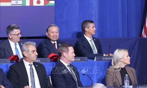 Chùm ảnh: Tổng Bí thư Tô Lâm dự Phiên khai mạc Hội đồng Hoà bình về Gaza