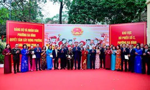 Các đồng chí lãnh đạo Đảng, Nhà nước hòa cùng 'Ngày hội non sông'