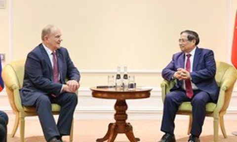 Thủ tướng Phạm Minh Chính tiếp Chủ tịch Đảng Cộng sản Nga