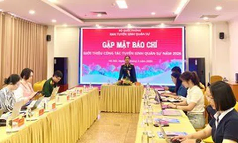 Tuyển sinh quân sự năm 2026: Tăng mạnh chỉ tiêu, thêm phương thức xét tuyển mới