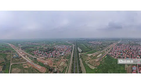 Toàn cảnh tuyến Vành đai 4 từ Cao tốc Nội Bài - Lào Cai đến cầu Hồng Hà