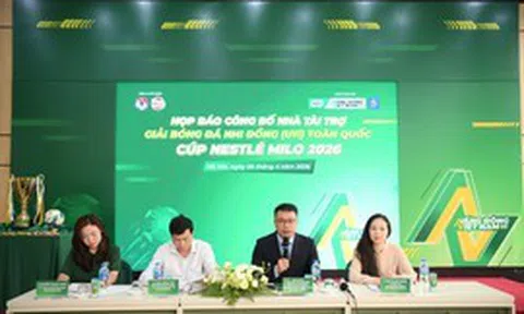 Nestlé MILO tiếp tục đồng hành cùng giải bóng đá nhi đồng toàn quốc 2026