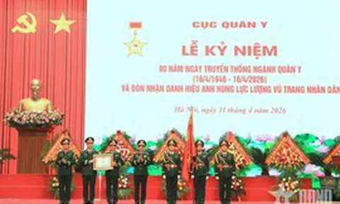 Cục Quân y đón nhận Danh hiệu Anh hùng Lực lượng vũ trang nhân dân