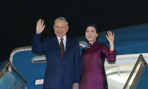 Tổng Bí thư, Chủ tịch nước Tô Lâm và Phu nhân lên đường thăm Trung Quốc