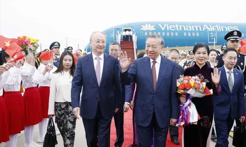 Tổng Bí thư, Chủ tịch nước Tô Lâm đến Bắc Kinh, bắt đầu chuyến thăm Trung Quốc