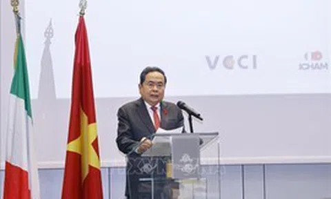 Chủ tịch Quốc hội Trần Thanh Mẫn dự Tọa đàm chính sách thúc đẩy hợp tác Việt Nam - Italy
