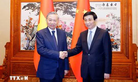 Tổng Bí thư, Chủ tịch nước Tô Lâm hội kiến Chủ tịch Chính hiệp toàn quốc Trung Quốc Vương Hộ Ninh