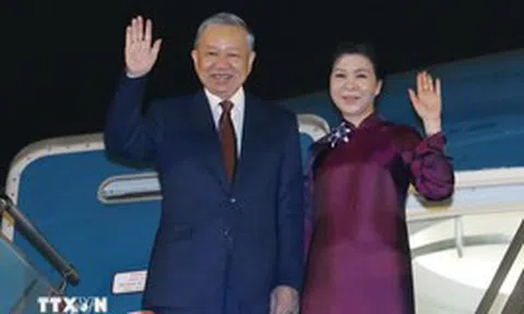 Tổng Bí thư, Chủ tịch nước Tô Lâm và Phu nhân lên đường thăm cấp Nhà nước đến Trung Quốc