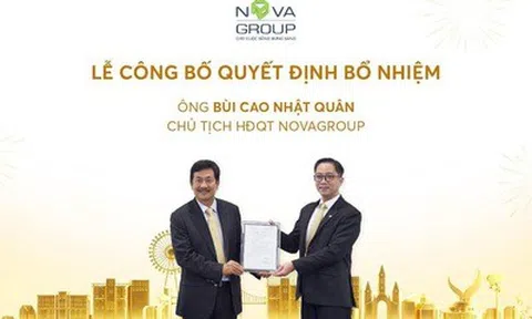 NovaGroup chuyển giao ghế Chủ tịch cho con trai ông Bùi Thành Nhơn