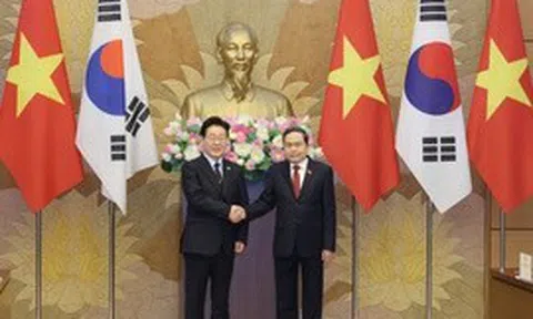 Chủ tịch Quốc hội Trần Thanh Mẫn hội kiến Tổng thống Hàn Quốc Lee Jae Myung