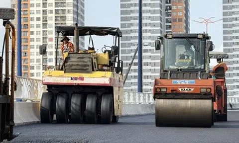 Tp.HCM: Hạng mục lớn thứ 4 ở nút giao thông An Phú đã trải nhựa đường, sẵn sàng thông xe vào 30/4