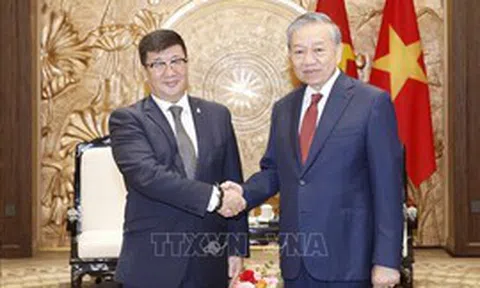 Tổng Bí thư, Chủ tịch nước Tô Lâm tiếp Đại sứ Mông Cổ