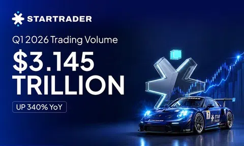STARTRADER Công Bố Khối Lượng Giao Dịch đạt 3,145 nghìn tỷ USD trong Quý 1 năm 2026, Tăng 340% So Với Cùng Kỳ Năm Trước