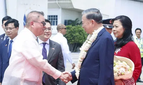 Tổng Bí thư, Chủ tịch nước Tô Lâm và Phu nhân bắt đầu chuyến thăm Philippines
