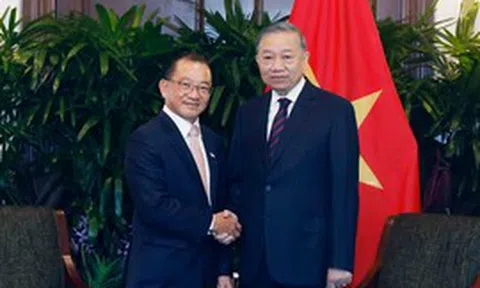 Tổng Bí thư, Chủ tịch nước Tô Lâm hội kiến Chủ tịch Quốc hội Singapore Seah Kian Peng