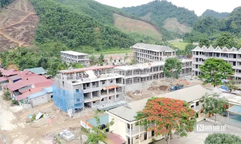 Trường liên cấp nội trú ở Thanh Hóa tăng tốc xây dựng, hiện thực hóa ước mơ của thầy trò vùng biên
