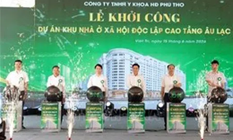 Phú Thọ khởi công dự án nhà ở xã hội hơn 633 tỷ đồng