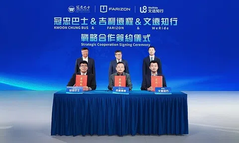 Geely Farizon, WeRide và Kwoon Chung ra mắt Robotaxi tay lái bên phải tại Triển lãm Ô tô và Chuỗi cung ứng Quốc tế 2026 (Hồng Kông), đẩy nhanh mở rộng toàn cầu