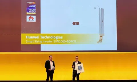 Biến tần chuỗi thông minh 506 kW của Huawei giành giải Smarter E AWARD tại Intersolar Europe 2026
